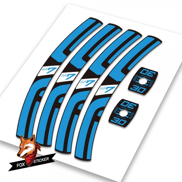 Mountain Bicycle Wheels MTB Rim Decal Stickers for ENVE M730